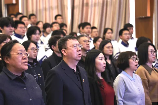 【策马百日砺锋芒 逐梦中考展韶华——大连市第五中学举行2026届初三年级大会】 第14张