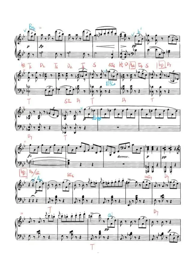 烟台大学2026年曲式分析真题舒伯特谐谑曲D593曲式分析答案解析 第3张