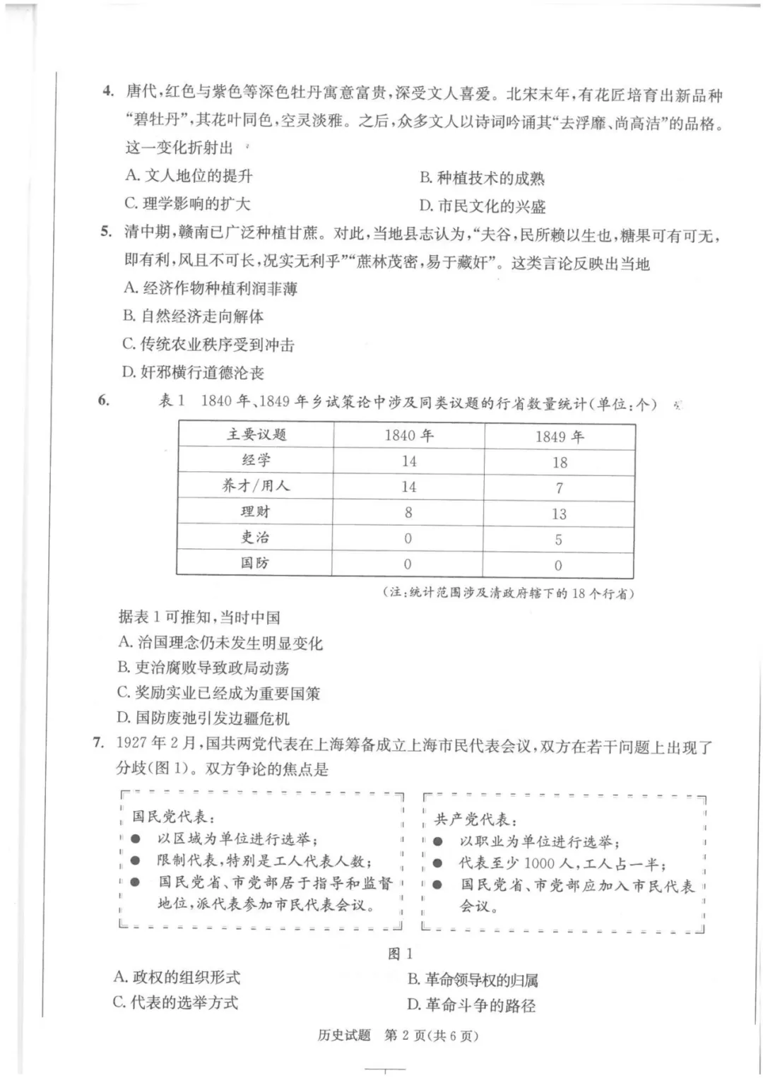 成都二诊真题来了!物理 / 历史 英语答案持续更新中! 第12张
