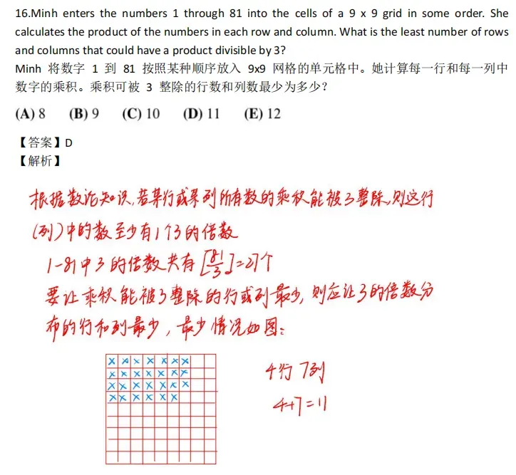 【新手必看】AMC8数学竞赛历年真题资料别再用错了,这样才是真正的高效刷题 第16张