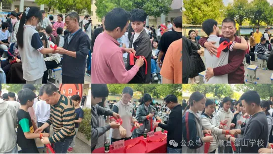 潭山学校举行八九年级中考百日誓师大会 第10张