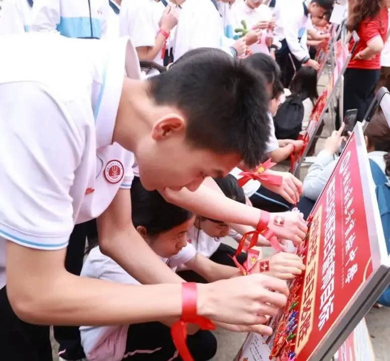 【百日砺剑逐梦中考】杏坛伍蒋惠芳实验中学九年级百日誓师 第33张