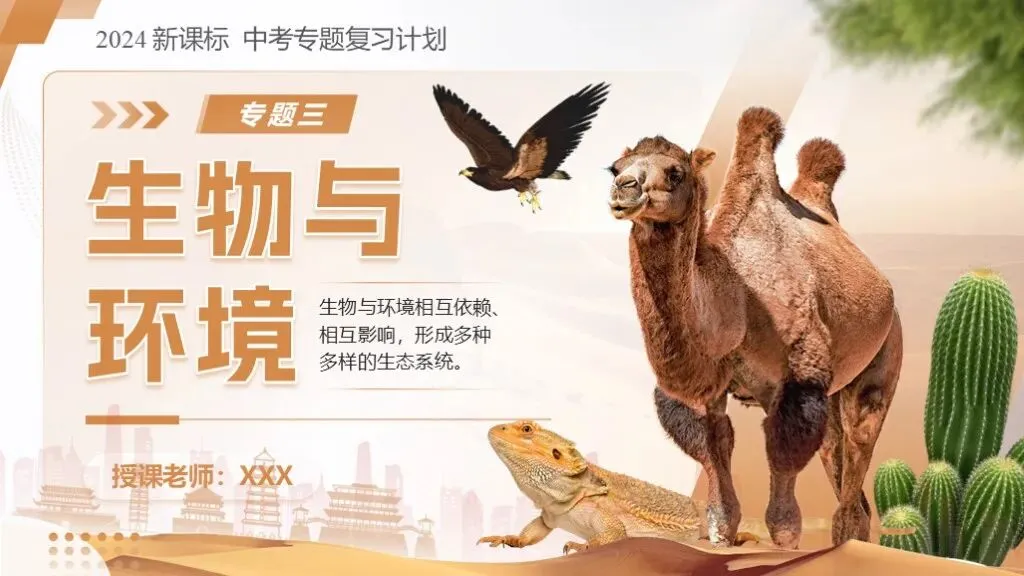 中考生物一轮复习专题3.1《生物与环境》 第10张 中考生物一轮复习专题3.1《生物与环境》 第10张