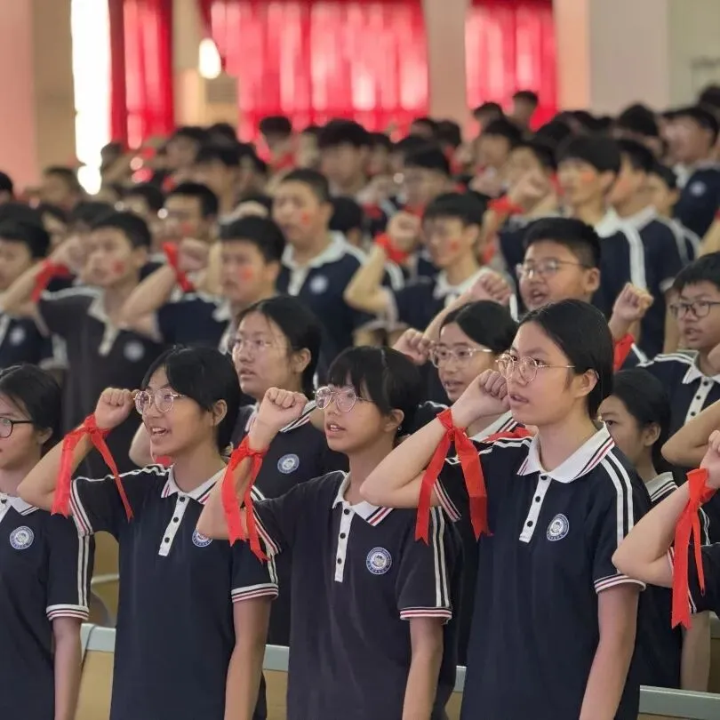 百日砺剑,决胜中考! || 阳东区卓达学校2026年中考誓师 第34张