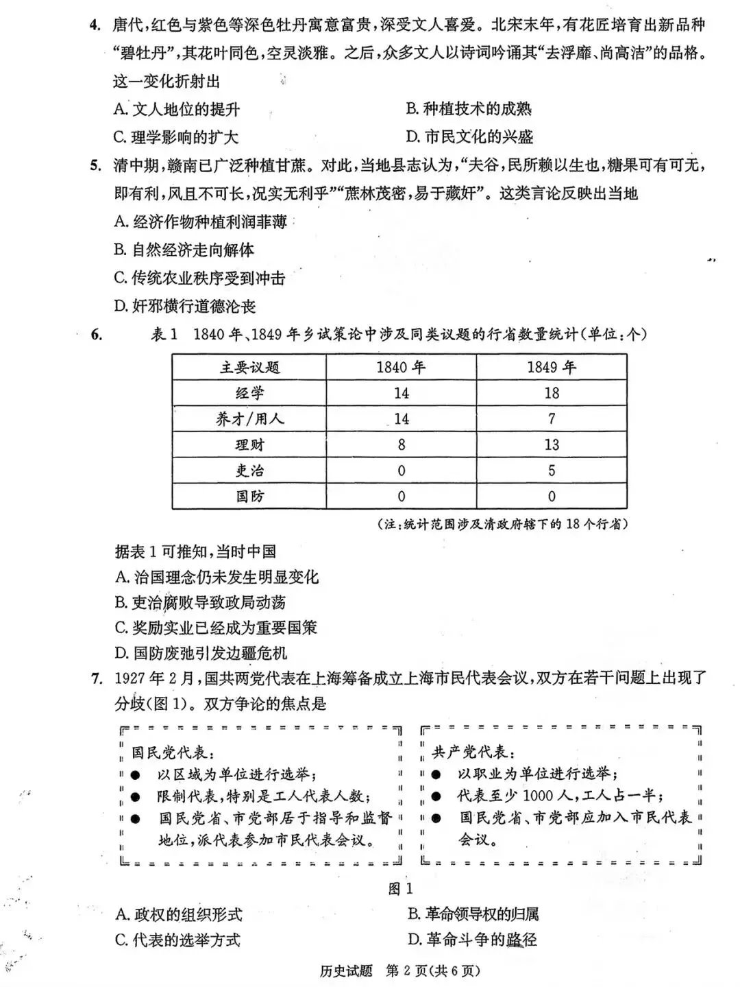 成都二诊】成都市2026年高三第二次模拟测试及参考答案 第2张
