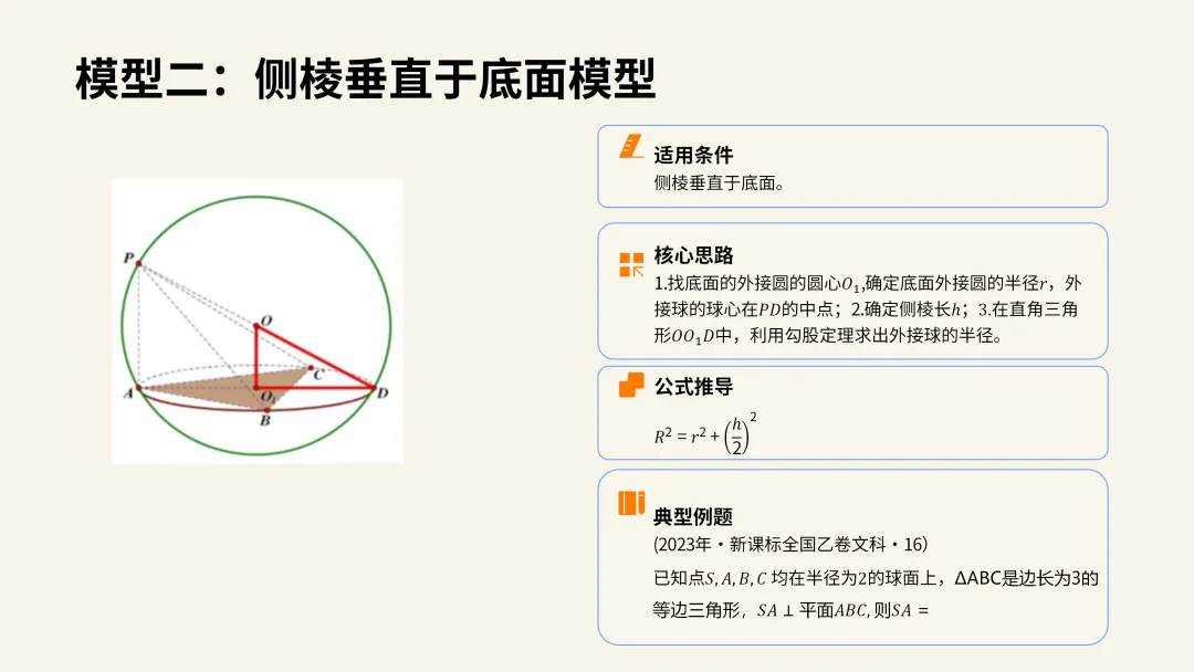 研模型·解真题·共成长|聂桂明名师工作室开展几何体外接球十大模型专题教研 第19张