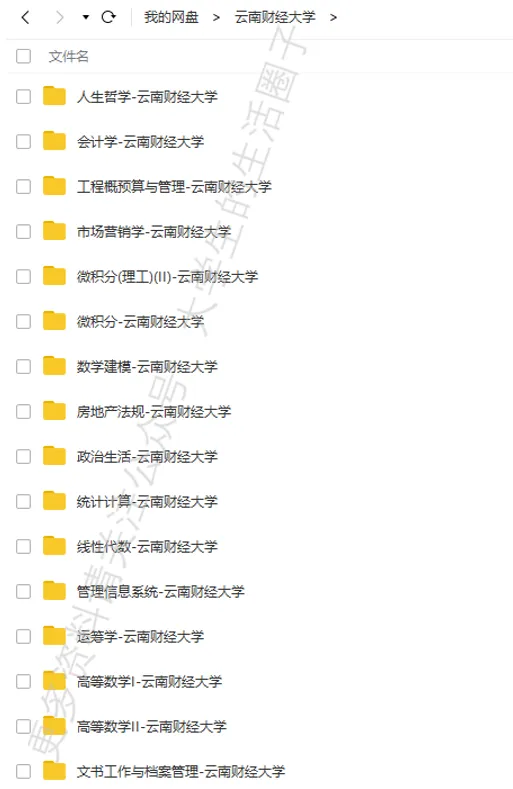 云南财经大学期末考试多科目历年试卷真题免费领取,云财大同学的专属福利来了! 第6张