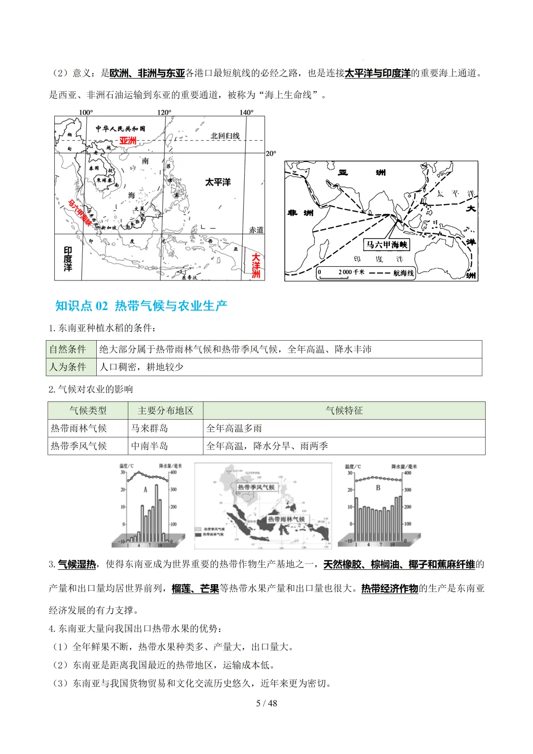 【初中资料】中考地理:《专项复习》专题07认识地区(13大知识点1大技法4大易错点,知识清单)(全国通用)+电子版+抓紧收藏-可下载打印!! 第27张