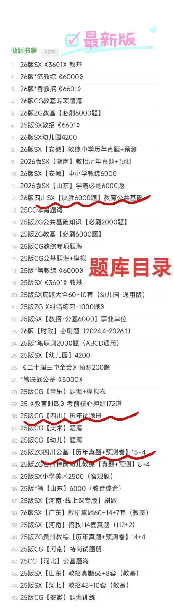 【教招备考】四川省教师招聘历年真题+四川sx决胜6000题(四川专用26最新版) 第1张