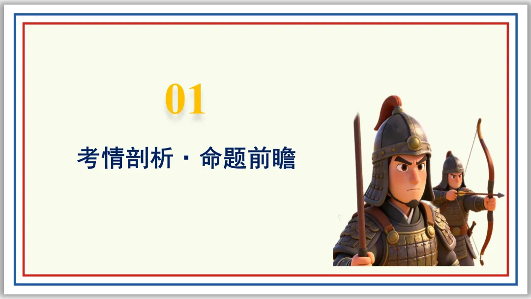 中考古诗词分主题一遍过②:边塞军旅 57张PPT 第3张