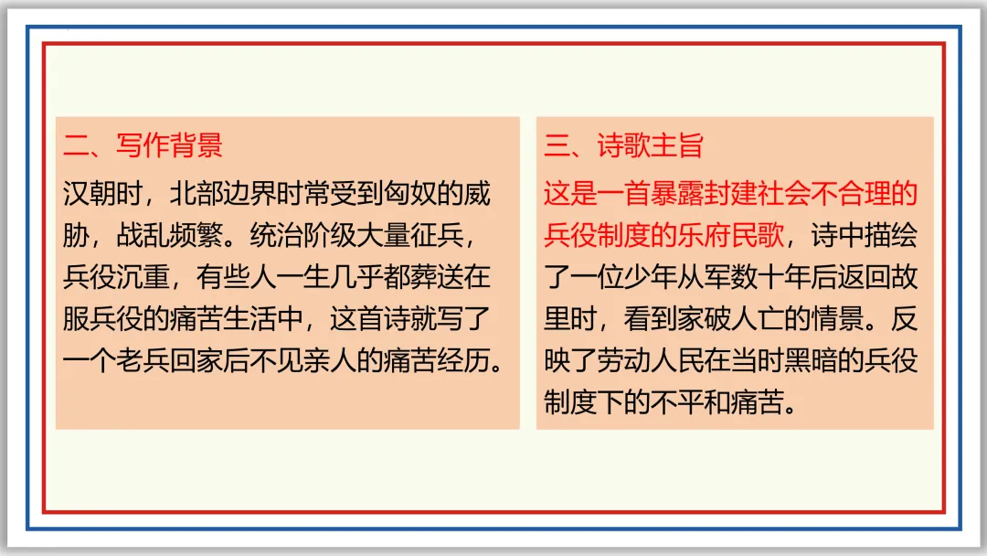 中考古诗词分主题一遍过②:边塞军旅 57张PPT 第39张