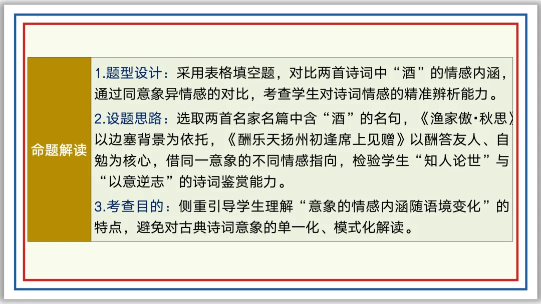 中考古诗词分主题一遍过②:边塞军旅 57张PPT 第52张