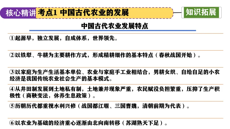 【中考复习】|专题02:中国古代的经济发展 第13张