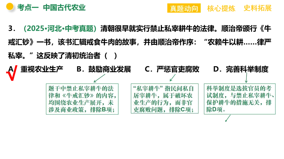 【中考复习】|专题02:中国古代的经济发展 第16张