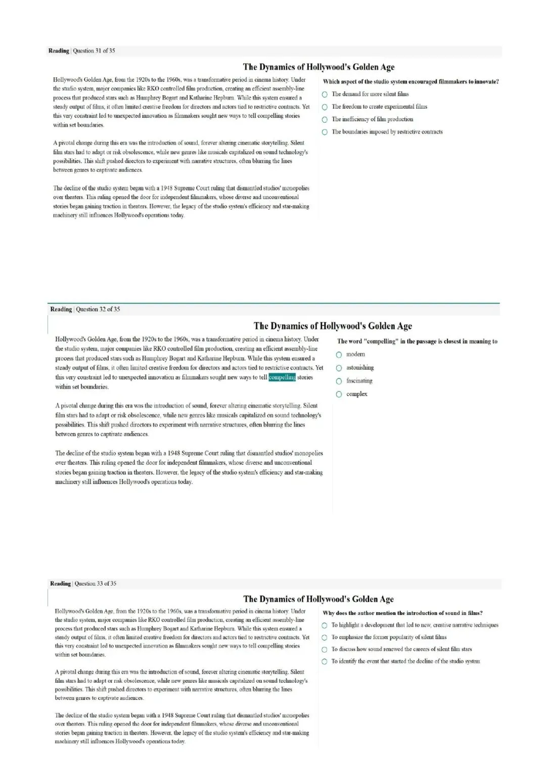 新托福第024套20260308真题(图片版) 第6张