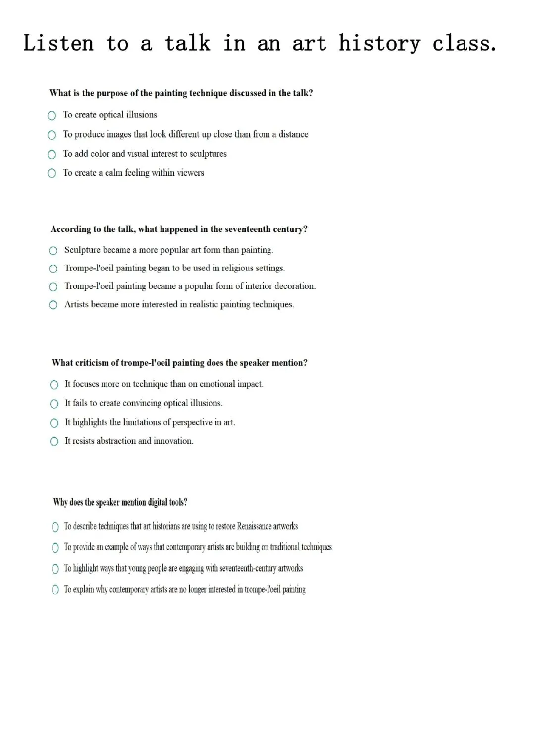 新托福第024套20260308真题(图片版) 第17张