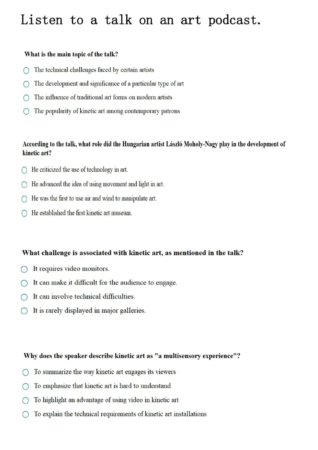 新托福第024套20260308真题(图片版) 第18张