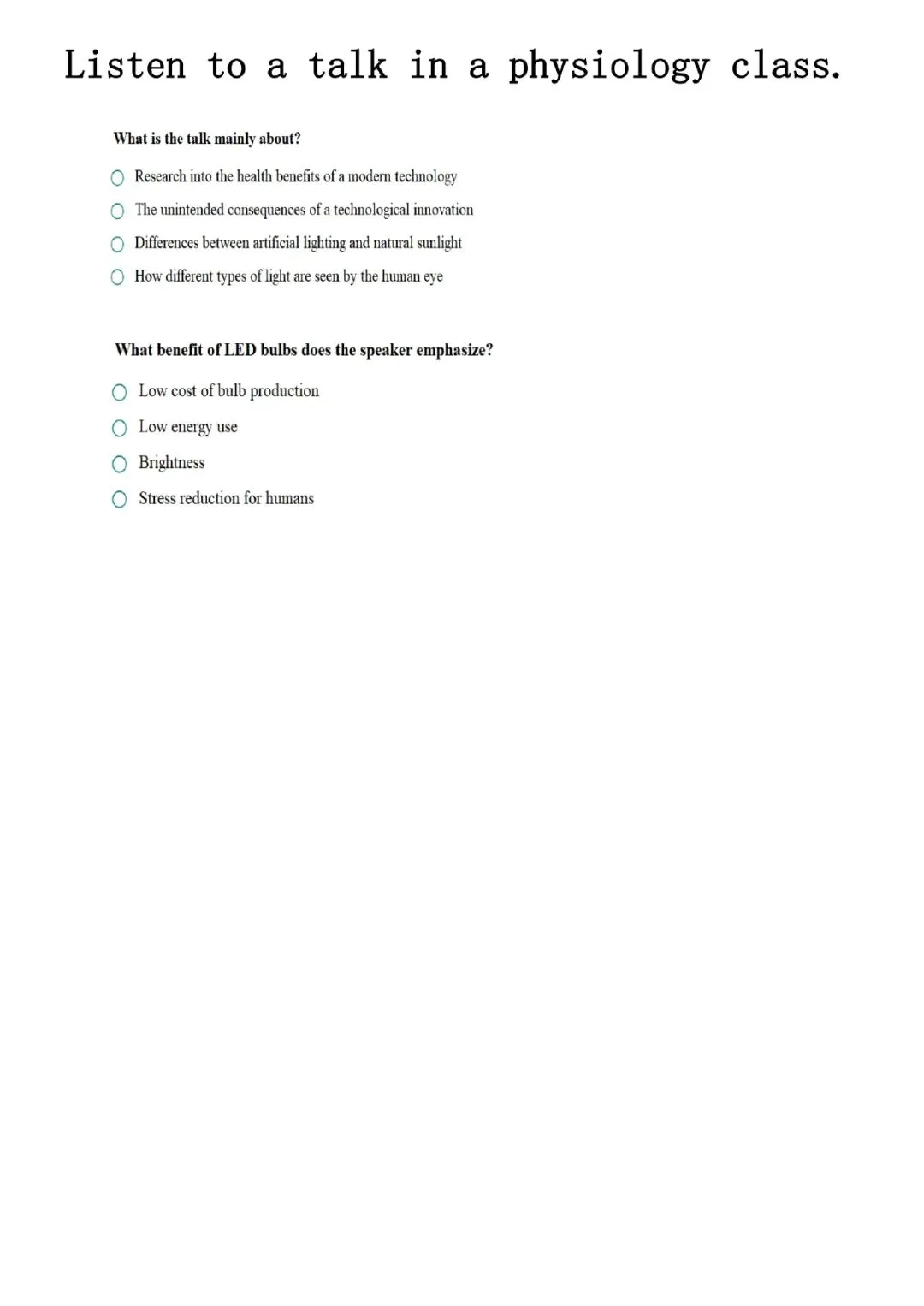 新托福第024套20260308真题(图片版) 第21张