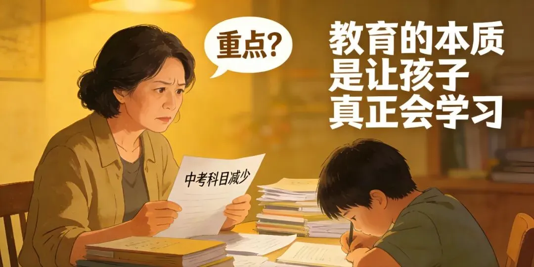 中考科目越减越迷茫,家长更焦虑,因为搞错了重点,教育的本质,是让孩子真正会学习 第4张