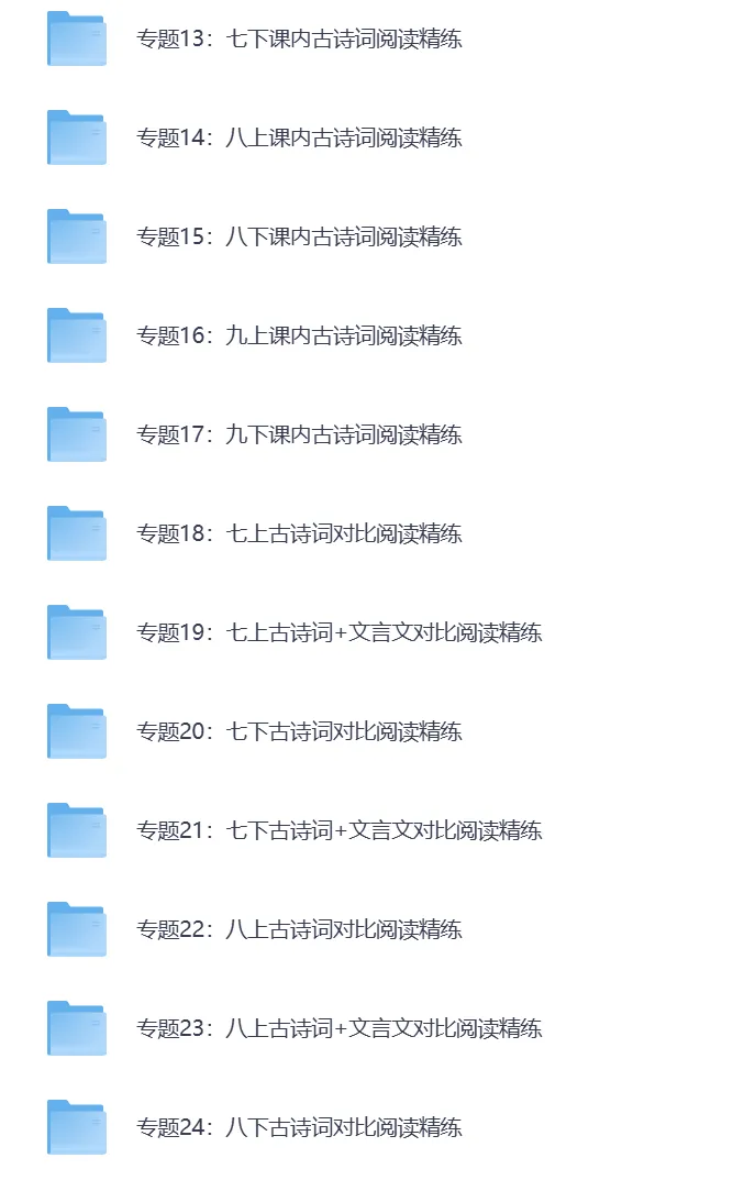 2026中考总复习语文专项集 | 可下载打印 第5张