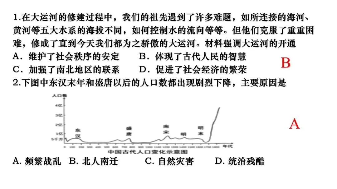 中考历史一轮复习:七年级下册第一单元复习课件(可下载) 第15张