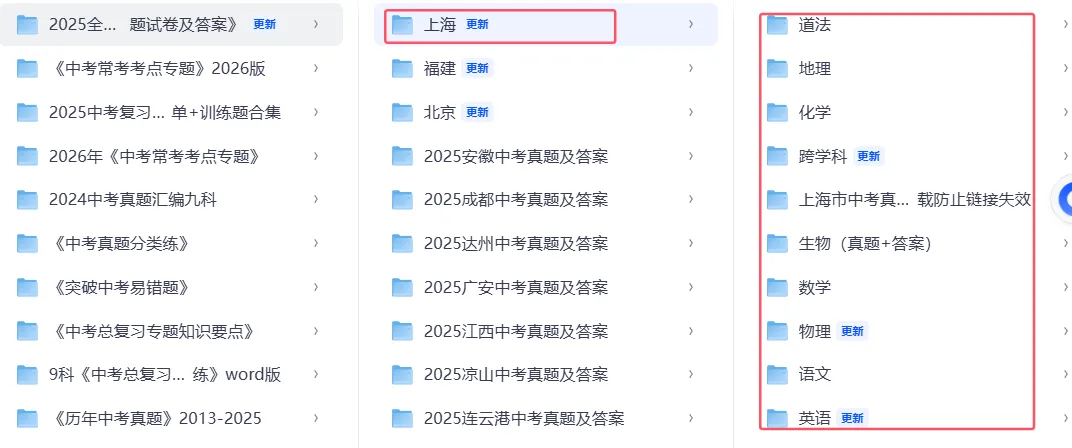 2025上海中考真题全科完整版 | 含答案解析,可下载 第3张