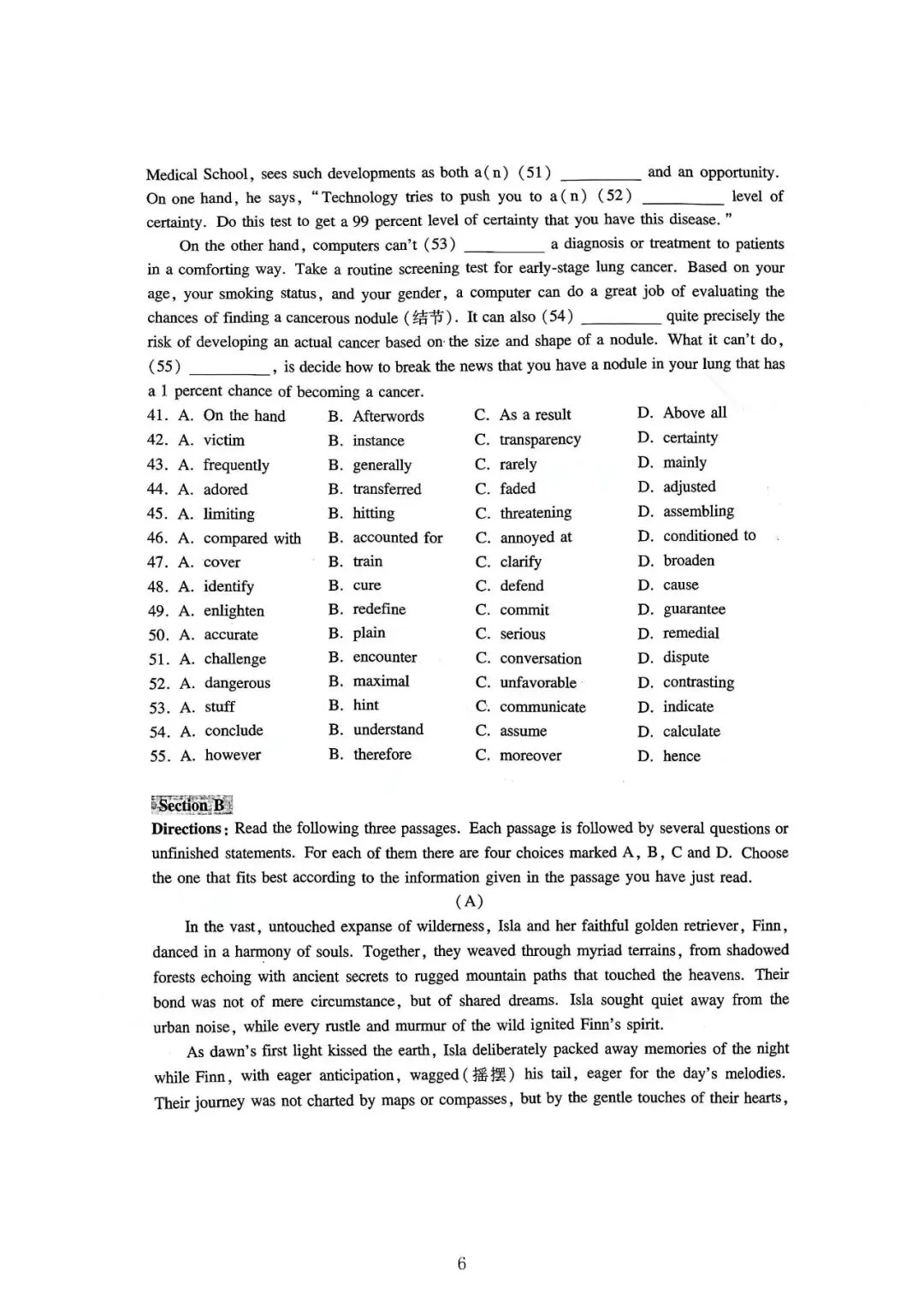 【高考】2023年上海市高考英语试卷真题(含答案解析) 第6张