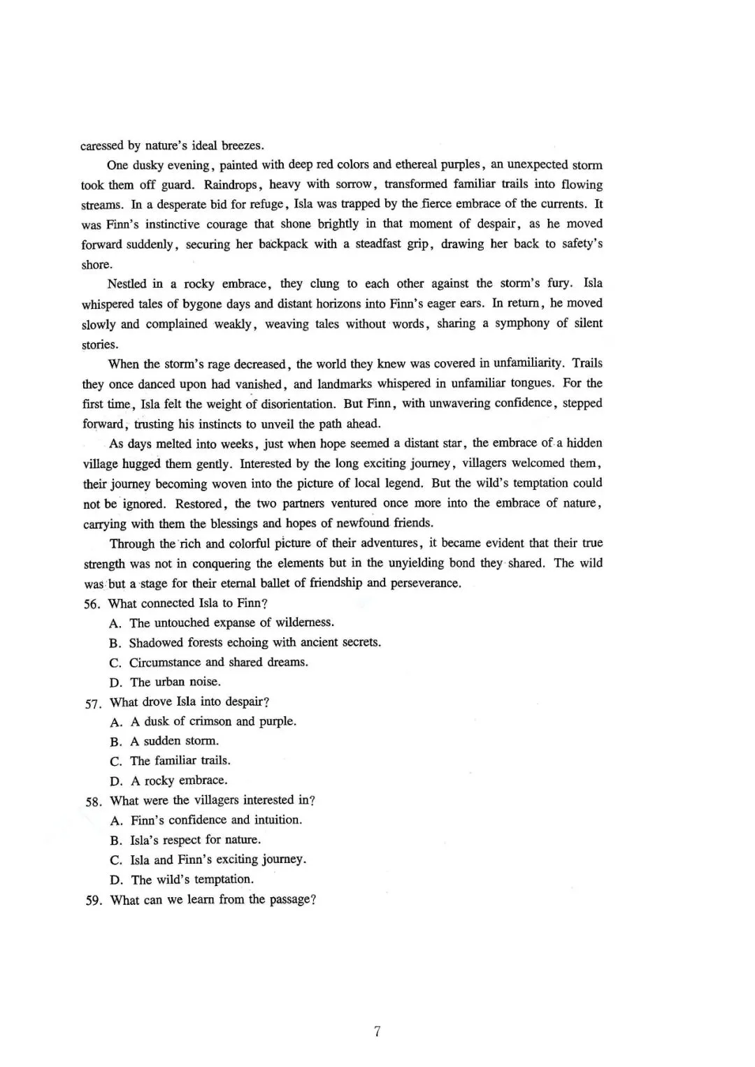 【高考】2023年上海市高考英语试卷真题(含答案解析) 第7张