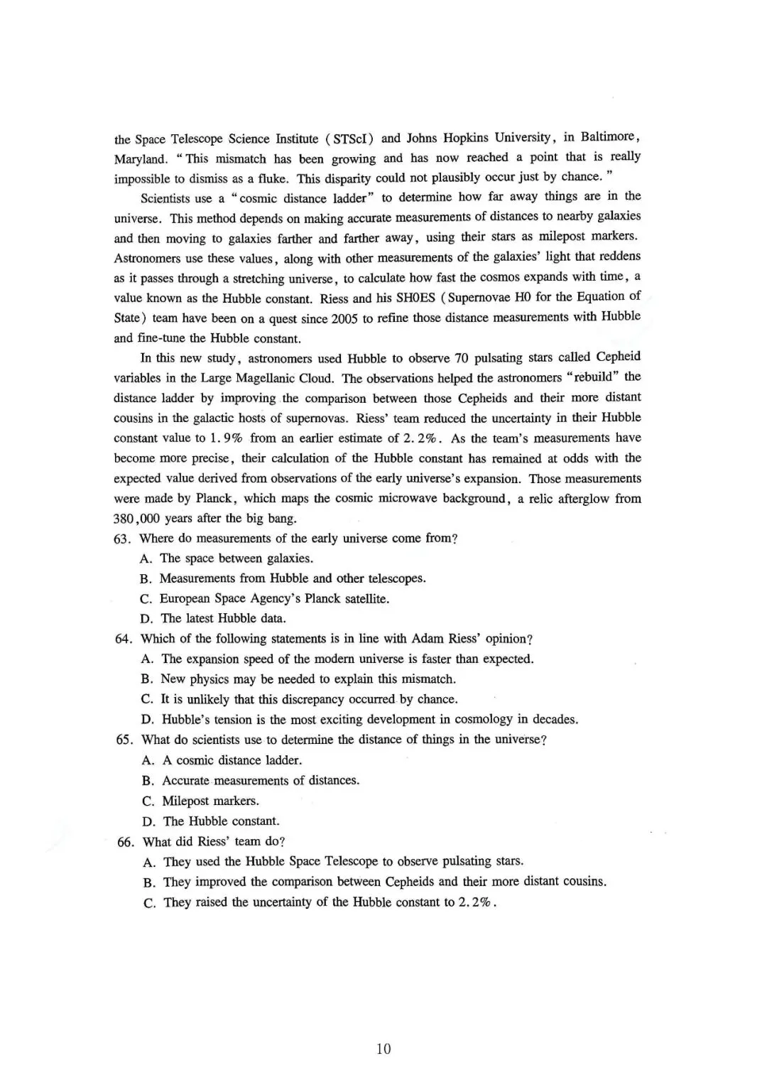 【高考】2023年上海市高考英语试卷真题(含答案解析) 第10张