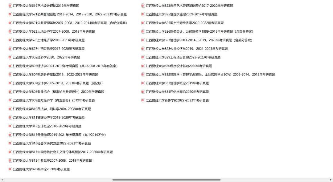 江西财经大学考研专业课历年真题汇总(含2026真题) 第3张