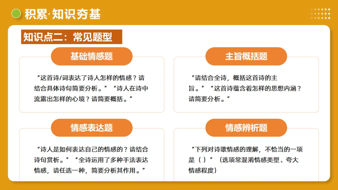 2026年中考复习古诗词阅读第4讲 情感主旨讲练测 第13张