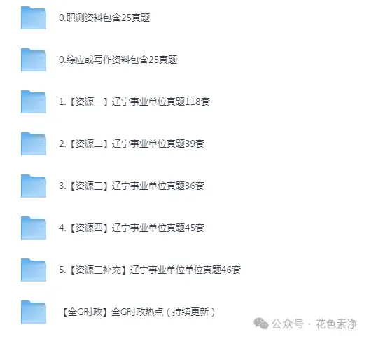 辽宁事业单位历年考试真题资料下载【电子版】含2025年 第2张