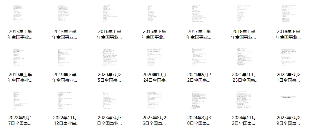 [New]15-25年各省事业单位真题整理 第3张