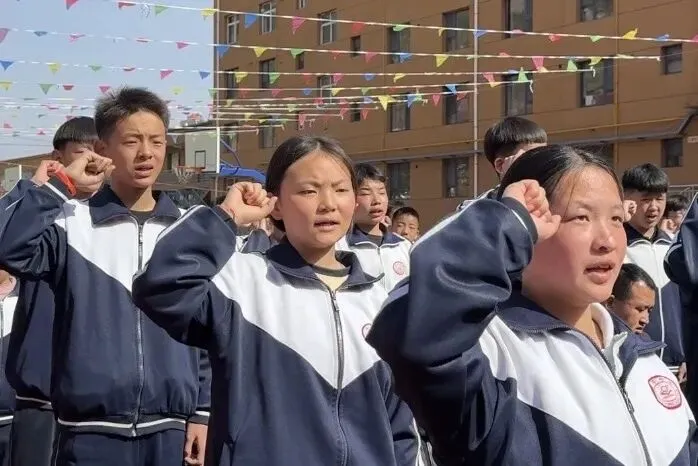 战鼓擂响催征程 中考誓师铸辉煌|延川县永坪中学2026届中考冲刺誓师大会 第52张