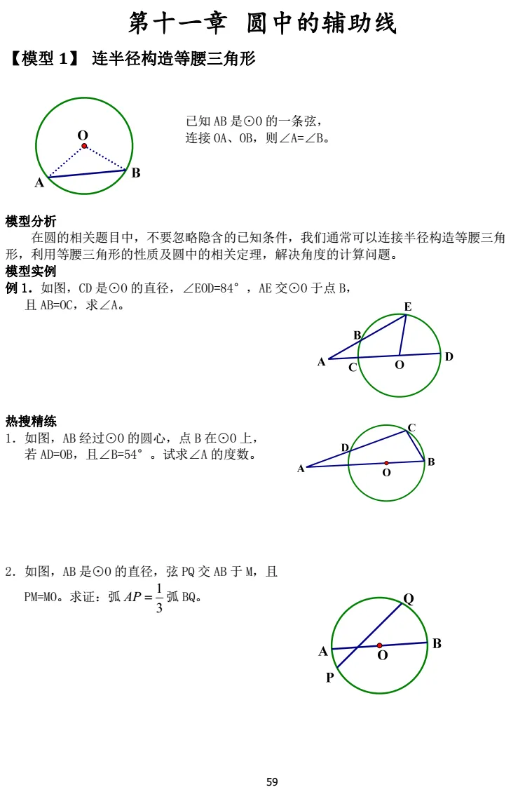 中考模型解题策略讲义 第17张