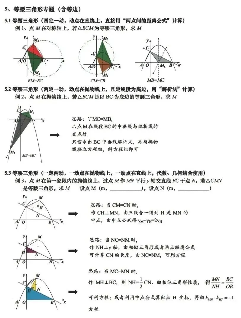 中考复习知识点及常见辅助线+易错点汇总 第9张