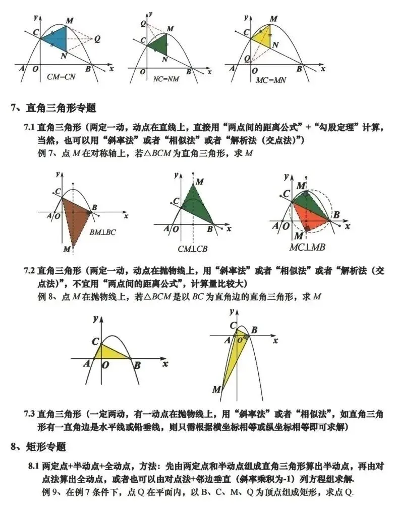 中考复习知识点及常见辅助线+易错点汇总 第11张