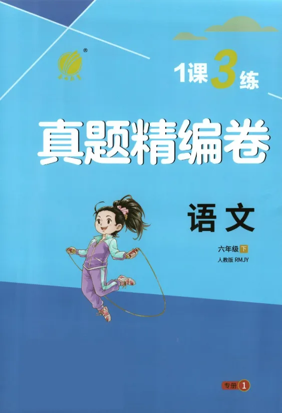 《1课3练真题精编卷》人教版语文2-6年级下册丨pdf电子版,可下载打印 第1张