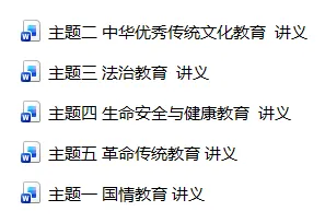 2026年中考道德与法治复习讲义(五大模块) 第1张