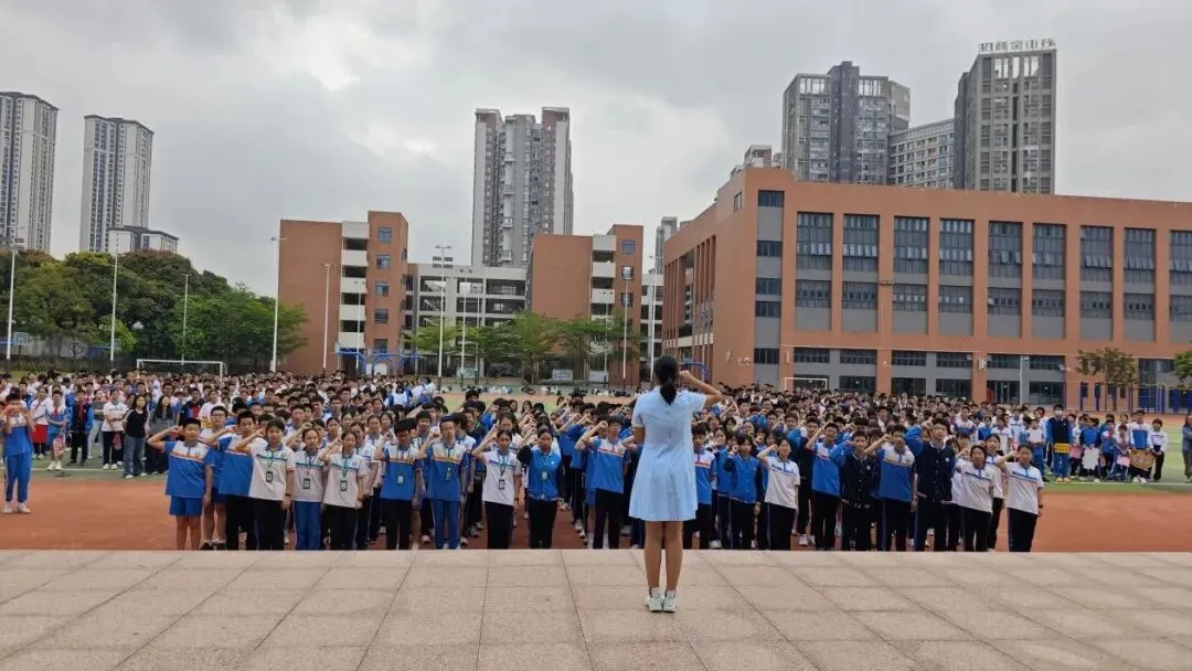 携手助力,奋进中考——市桥金山谷学校2026年中考百日誓师活动 第57张