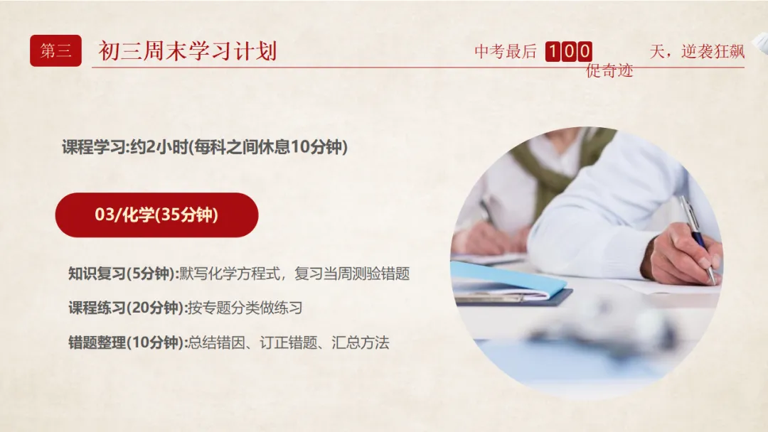 【初三】中考百日誓师家长会:日锻月炼,百日成金(17页PPT) 第12张