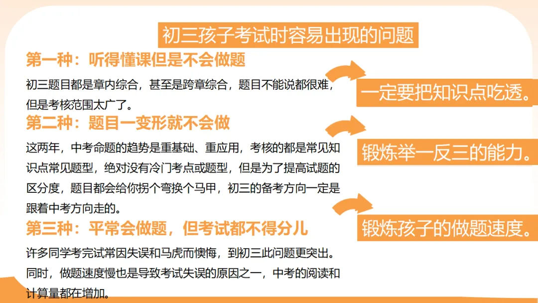 【初三一模二模家长会ppt】模拟考试成绩分析,家校赋能冲刺中考,新手老师请疯狂保存(附78页ppt课件) 第30张 【初三一模二模家长会ppt】模拟考试成绩分析,家校赋能冲刺中考,新手老师请疯狂保存(附78页ppt课件) 第30张