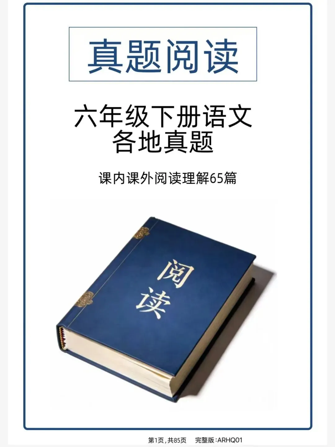 2026春六年级下册语文各地真题阅读理解电子版含答案可打印 第2张