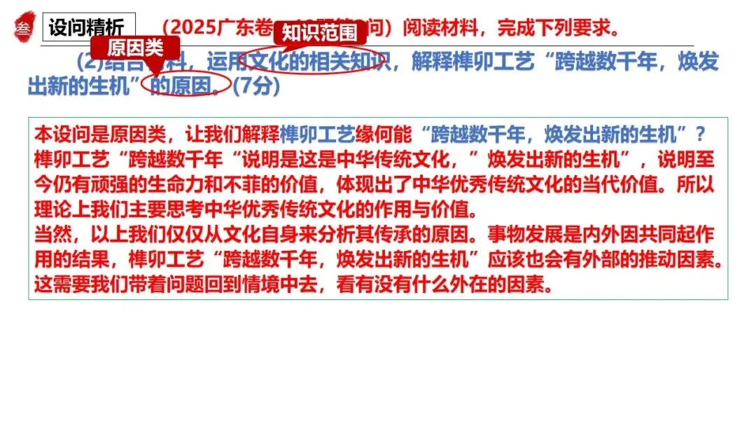 高正团队2026跟着真题学答题专题5 文化传承与文化建设 第8张