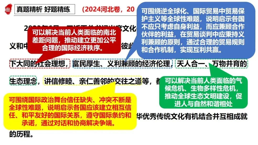 高正团队2026跟着真题学答题专题5 文化传承与文化建设 第21张