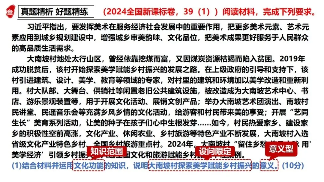高正团队2026跟着真题学答题专题5 文化传承与文化建设 第35张