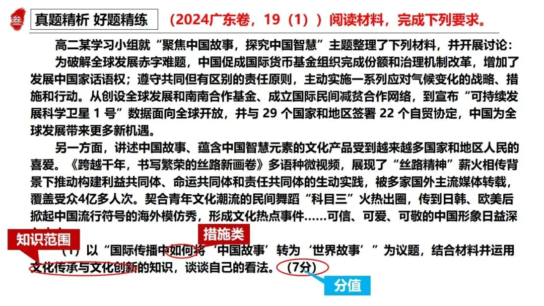 高正团队2026跟着真题学答题专题5 文化传承与文化建设 第41张