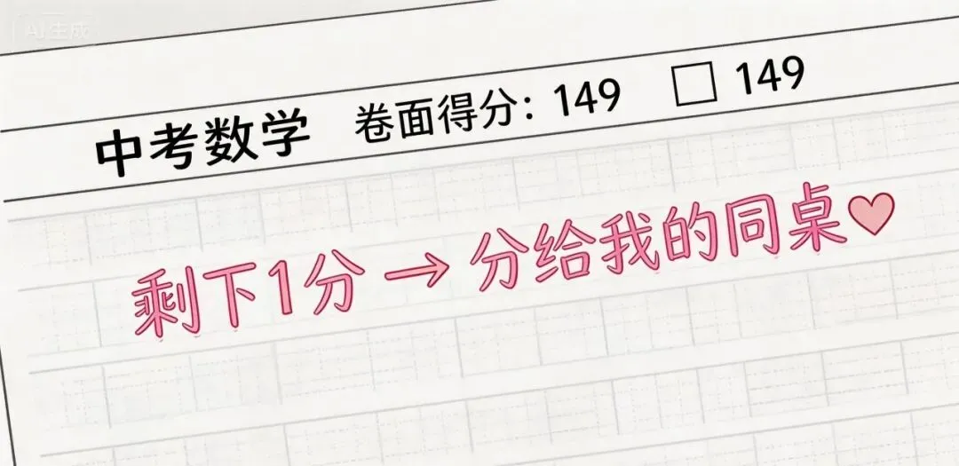 初中平面几何学不好,中考数学最高止于140分 第1张