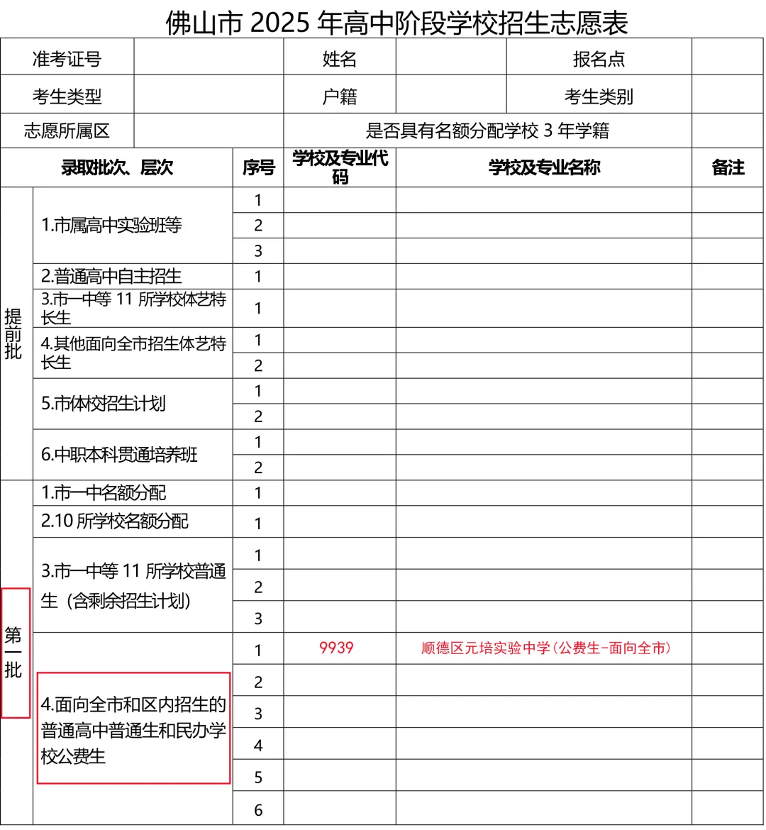 佛山市顺德区元培实验中学2025年中考志愿填报指南 第3张