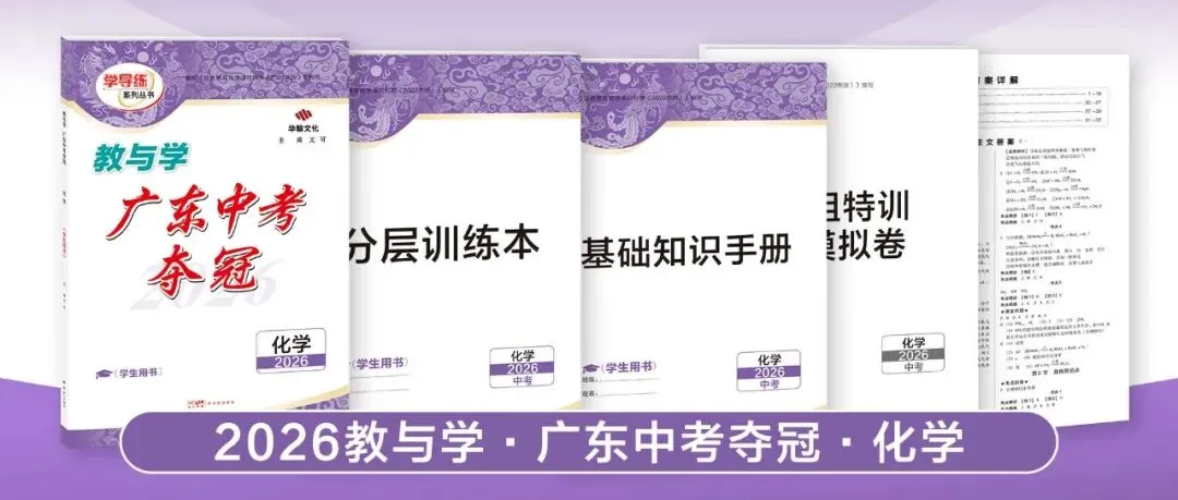 2026广东中考提分关键!这套《中考夺冠》帮你查漏补缺 第20张
